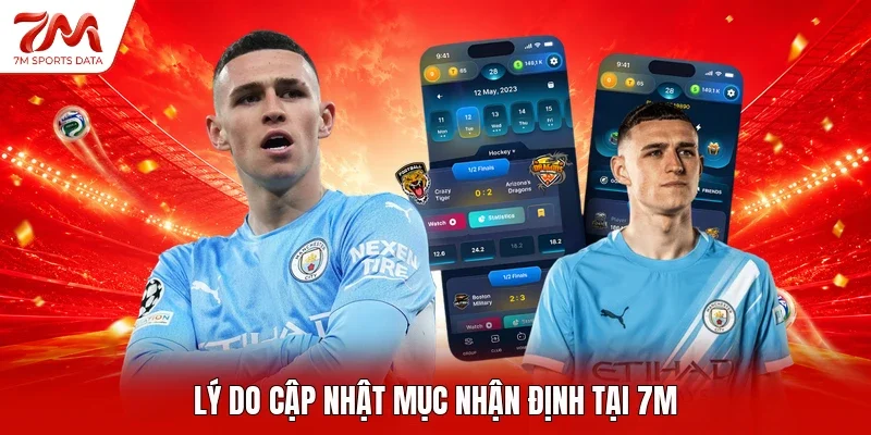 Lý do cập nhật mục nhận định tại 7M