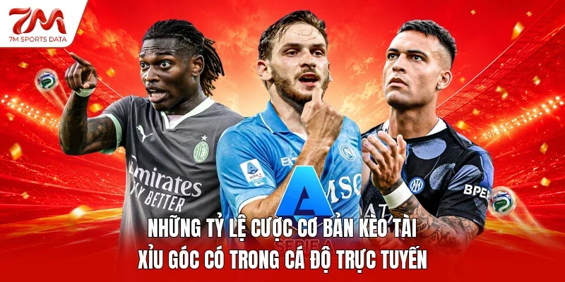 Những tỷ lệ cược cơ bản kèo tài xỉu góc có trong cá độ trực tuyến 
