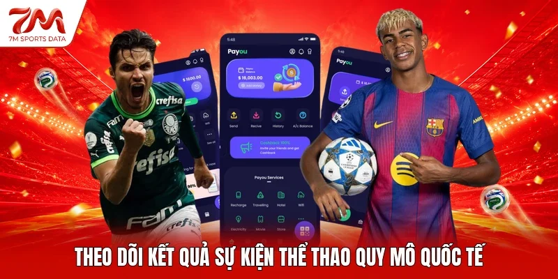 Theo dõi kết quả sự kiện thể thao quy mô quốc tế